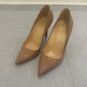 Christian Louboutin Nude Patent Heels